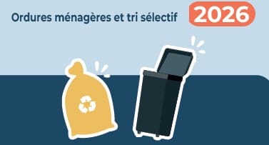 Collecte des ordures ménagères à compter du 5 janvier 2026